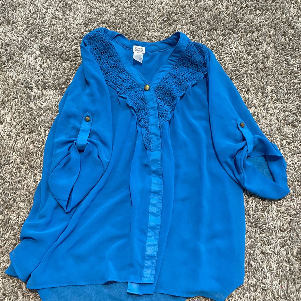 Sheer charming Charlie top